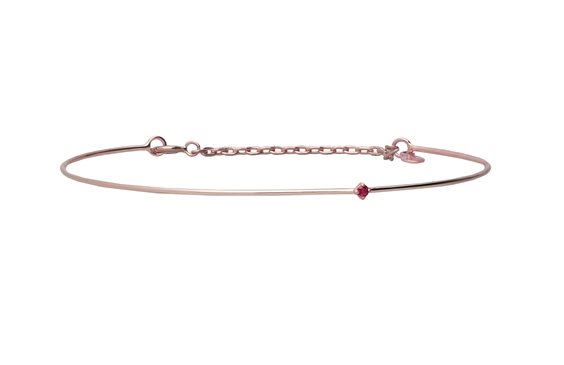 Armband Rubinia Dame in Rosègold Rubino 0.02 Ct BR355RRB-M - BR355RRB-M